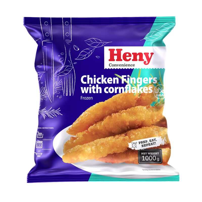 MRAŽ. kuřecí stripsy cornflakes 1kg /9x