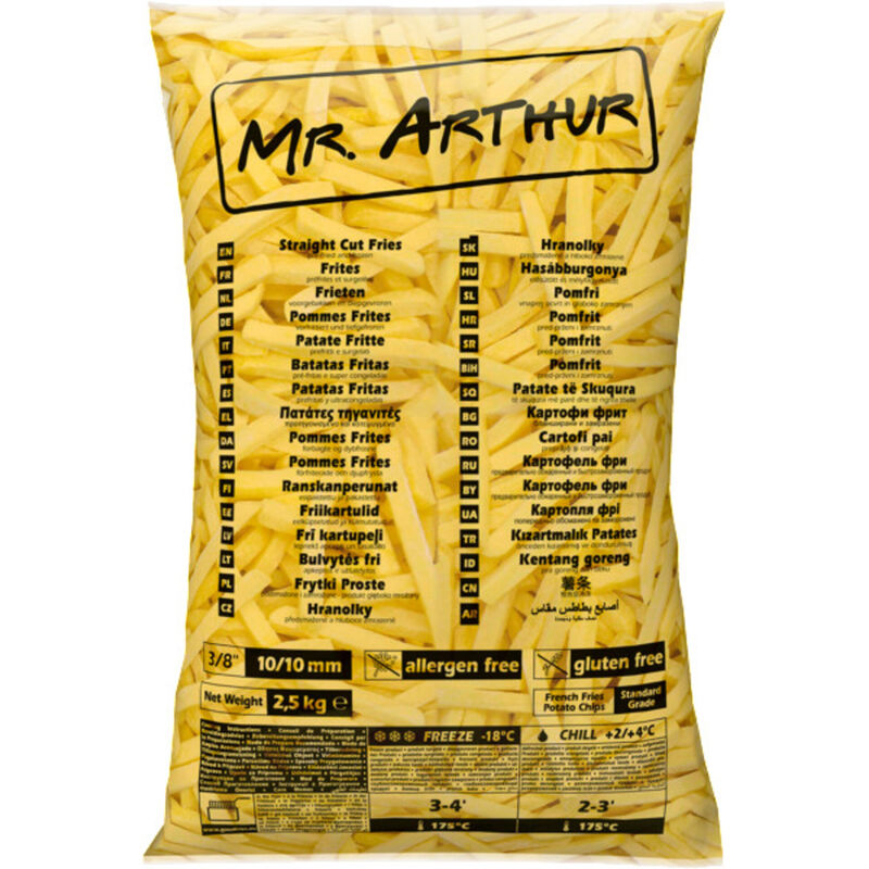 MRAŽ. Mr. Arthur hranolky 10x10 2,5kg /4x