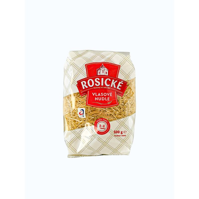 Těstoviny Rosické vlasové nudle 500g /12x