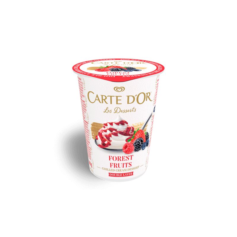 Jogurt Carte d'Or lesní ovoce 140g /20x