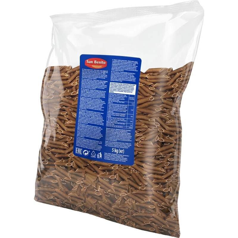 SAN BENITO těstoviny CELOZRNNÉ penne 5kg